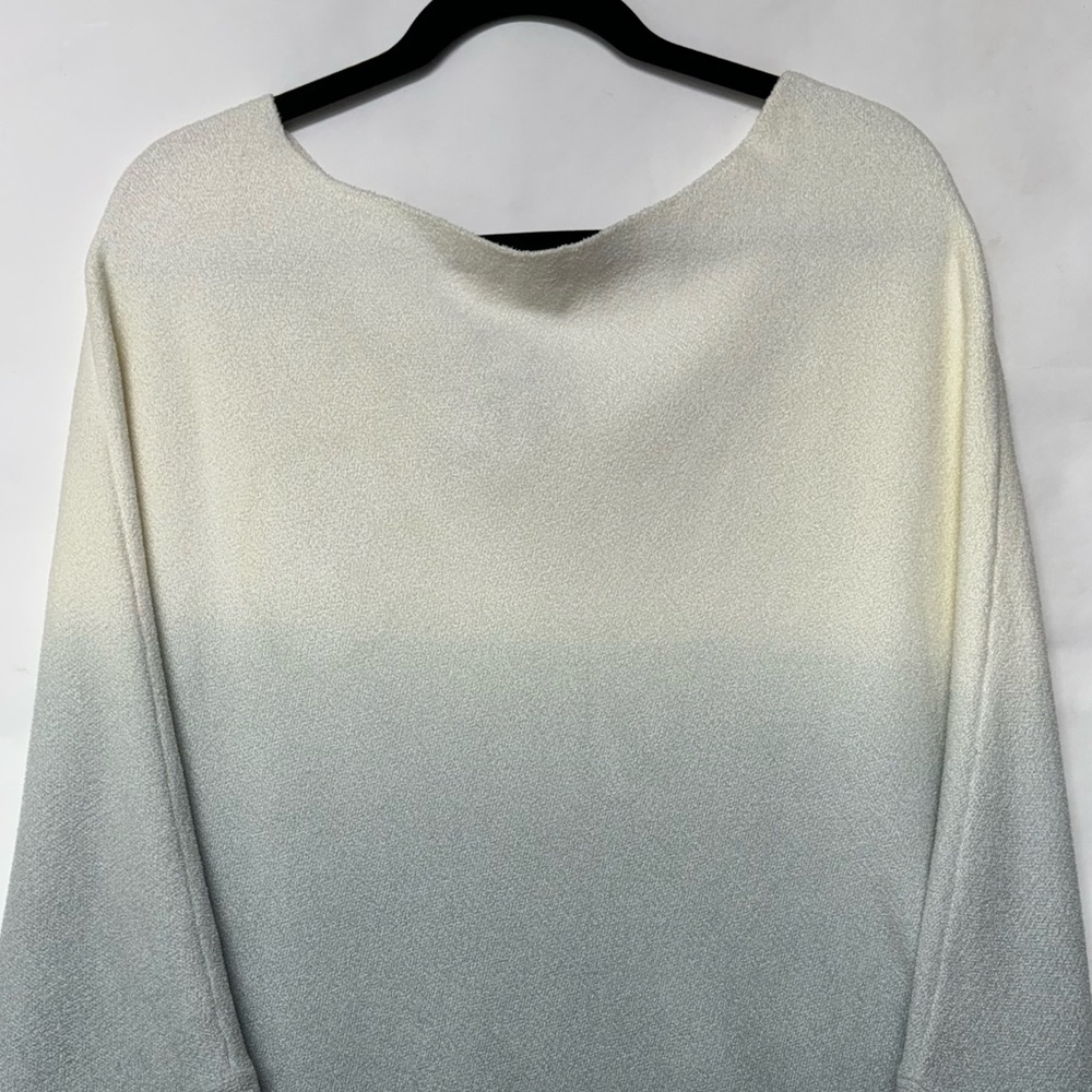 Barefoot Dreams Cozychic Ultra Lite Ocean Breeze Poncho Ombre Waterfall One Size - Picture 3 of 16